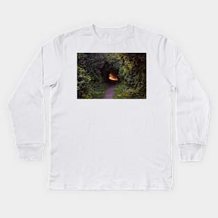 Light at the end of a tunnel Kids Long Sleeve T-Shirt